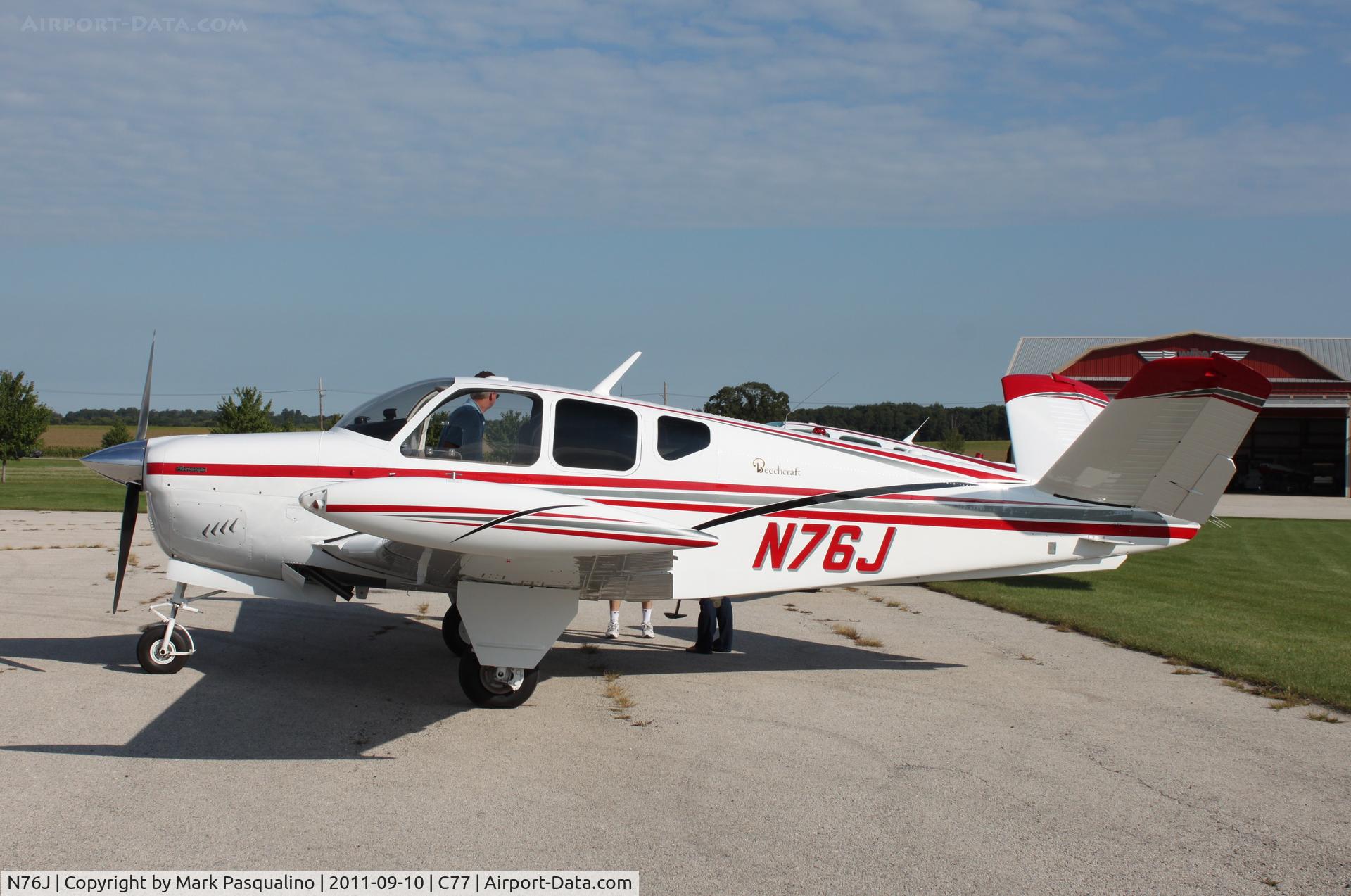 N76J, 1958 Beech J35 Bonanza C/N D-5616, Beech J35
