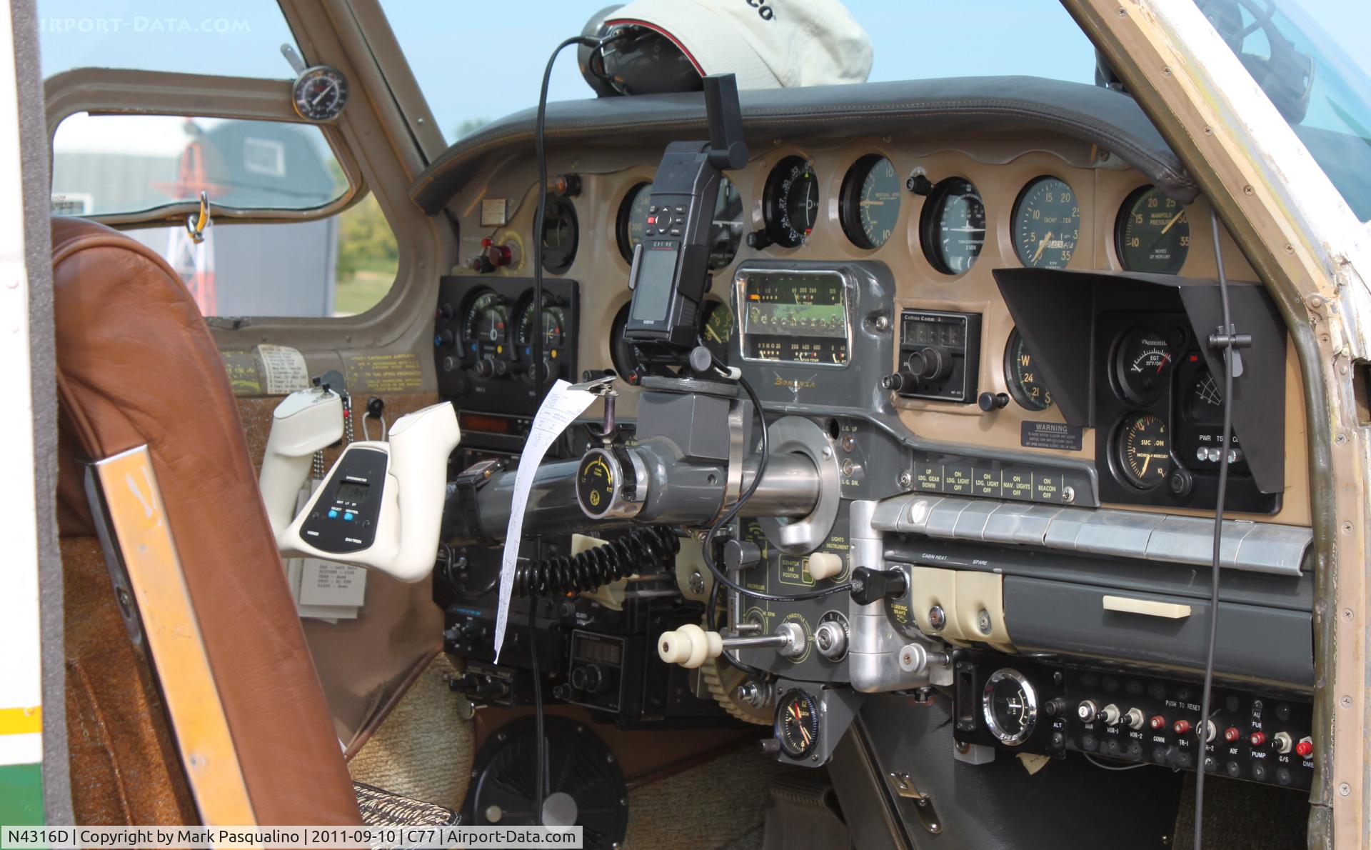 N4316D, 1956 Beech G35 Bonanza C/N D-4712, Beech G35