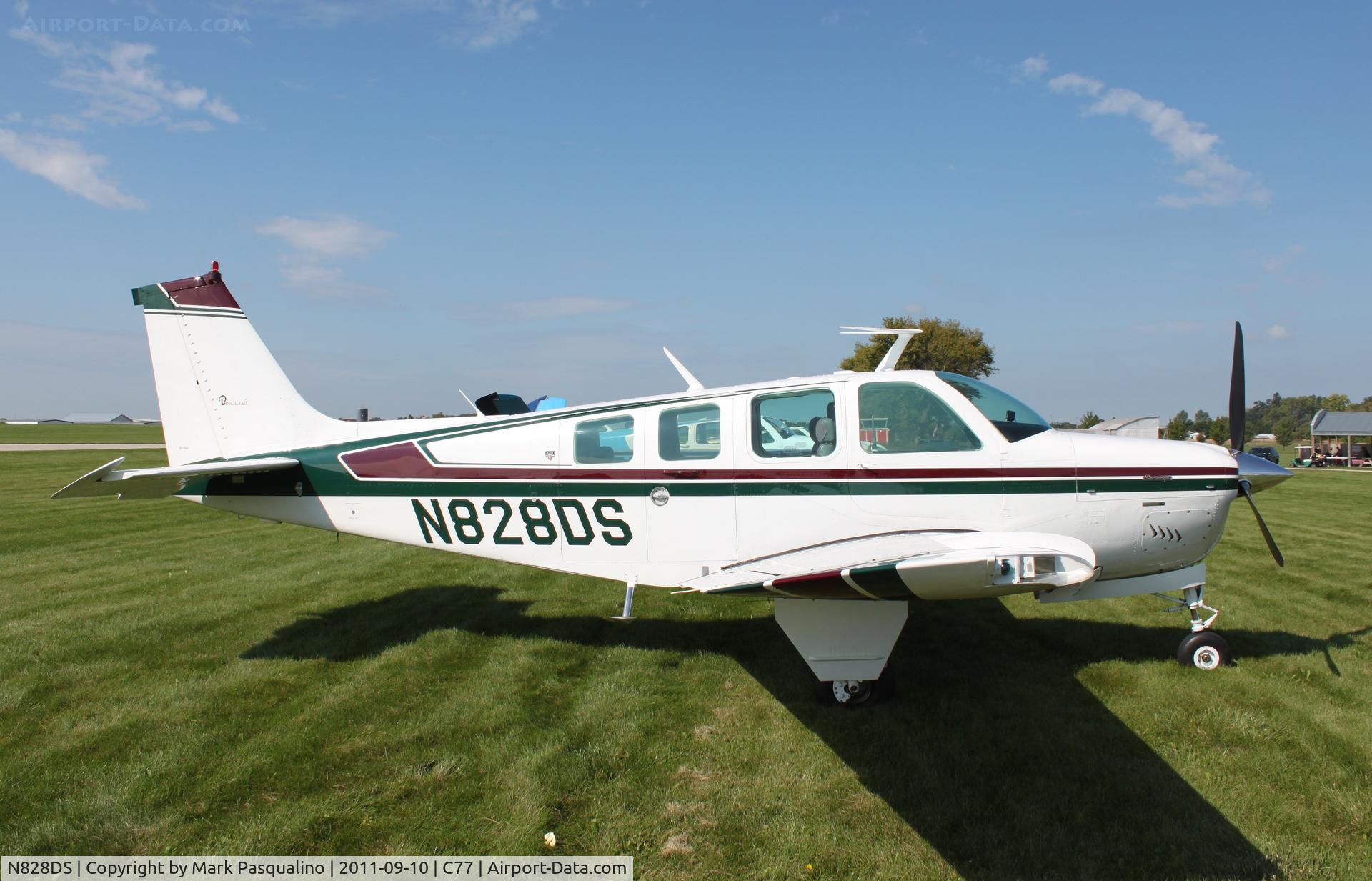 N828DS, 1976 Beech A36 Bonanza 36 C/N E-847, Beech A36