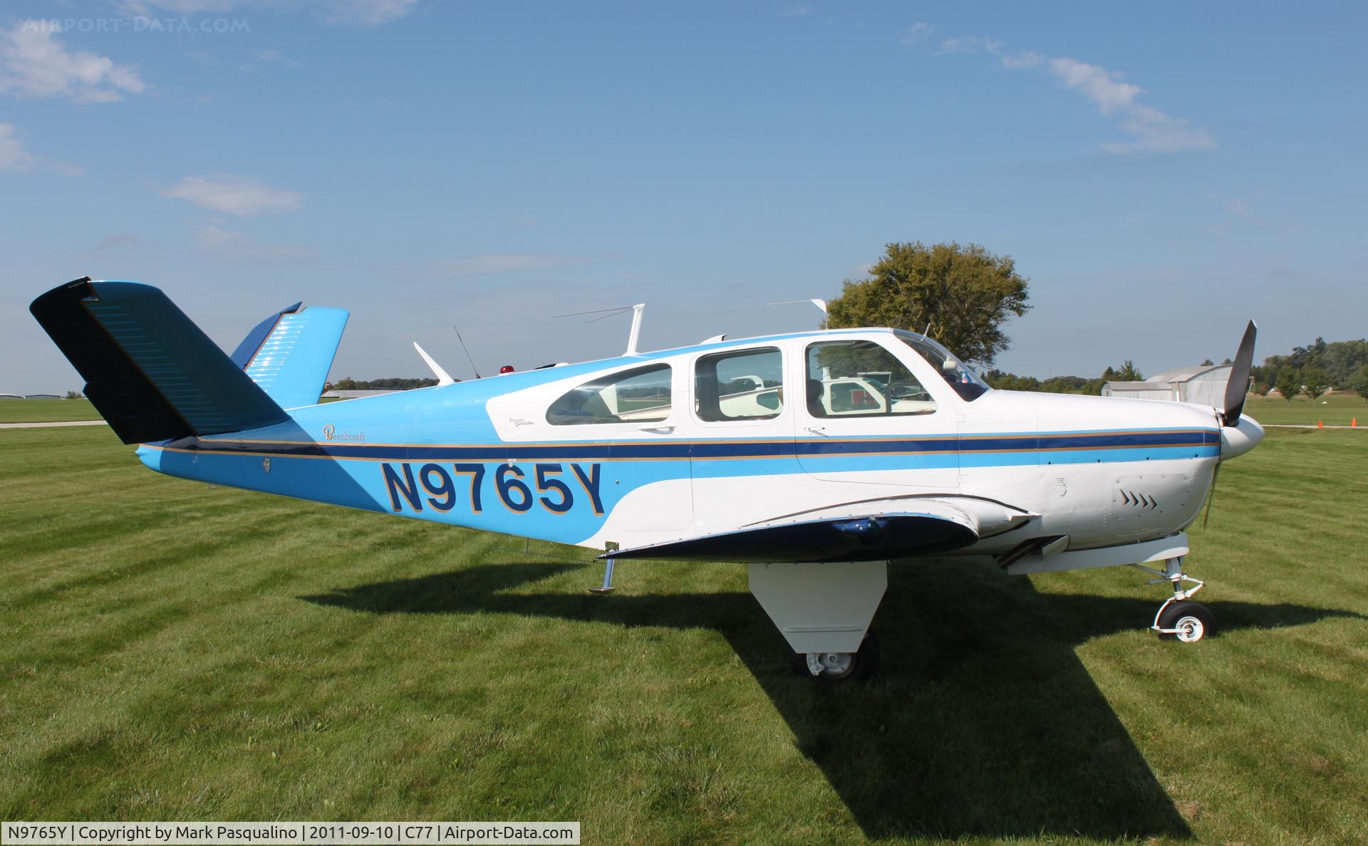 N9765Y, 1963 Beech P35 Bonanza C/N D-7151, Beech P35