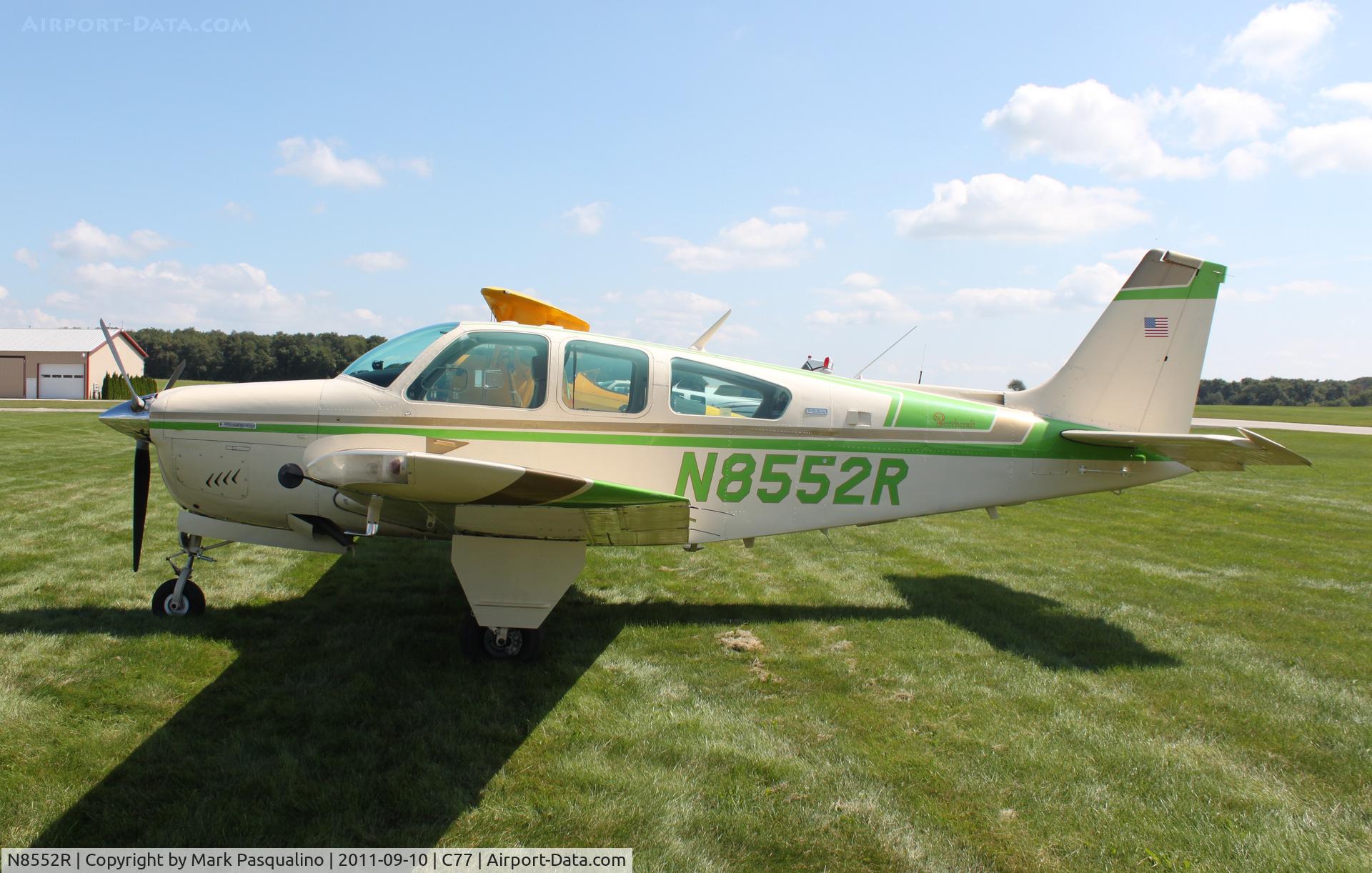N8552R, 1974 Beech F33A Bonanza C/N CE-533, Beech F33A