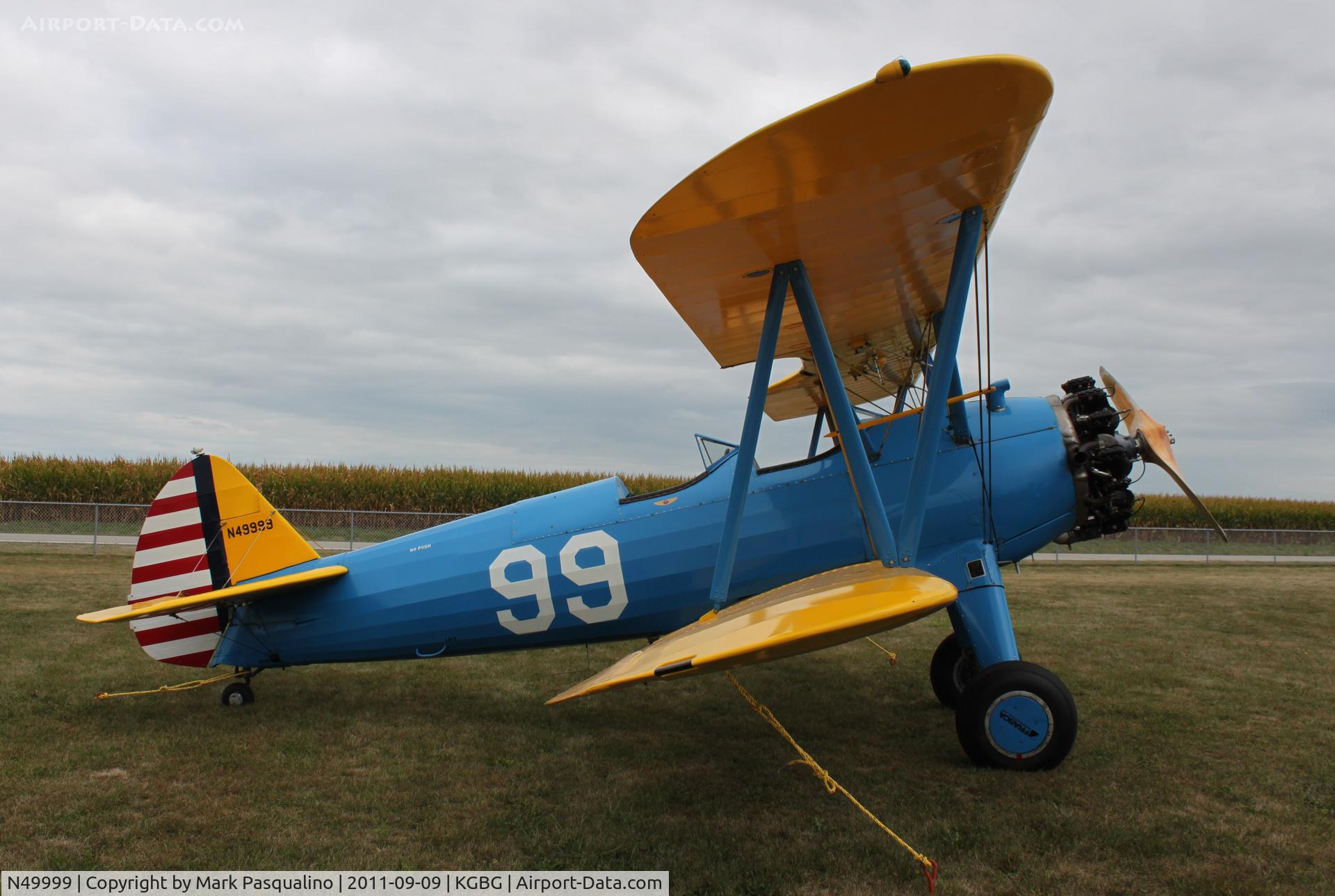 N49999, 1941 Boeing A75N1(PT17) C/N 75-1638, Stearman