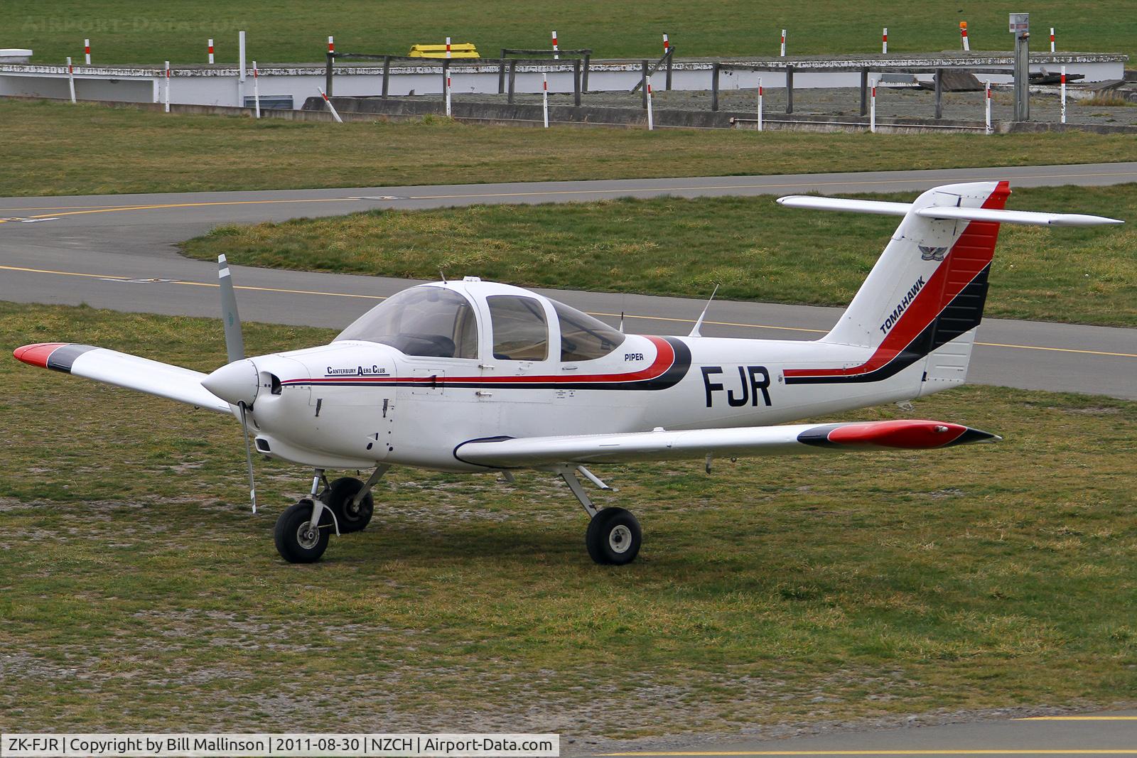 ZK-FJR, Piper PA-38-112 Tomahawk C/N 38-79A1077, waiting for the drivers to finish their lunch