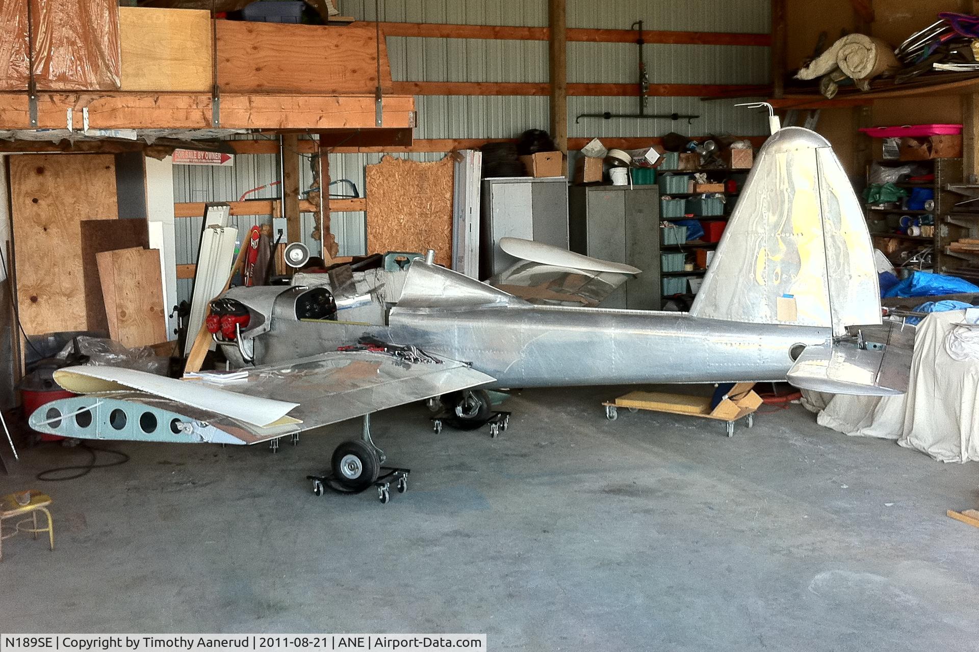 N189SE, 2014 Lockheed Model 33 Little Dipper Replica C/N 1, Alan Eke's Lockheed Little Dipper replica.  Not registered yet.  Historical registration number.