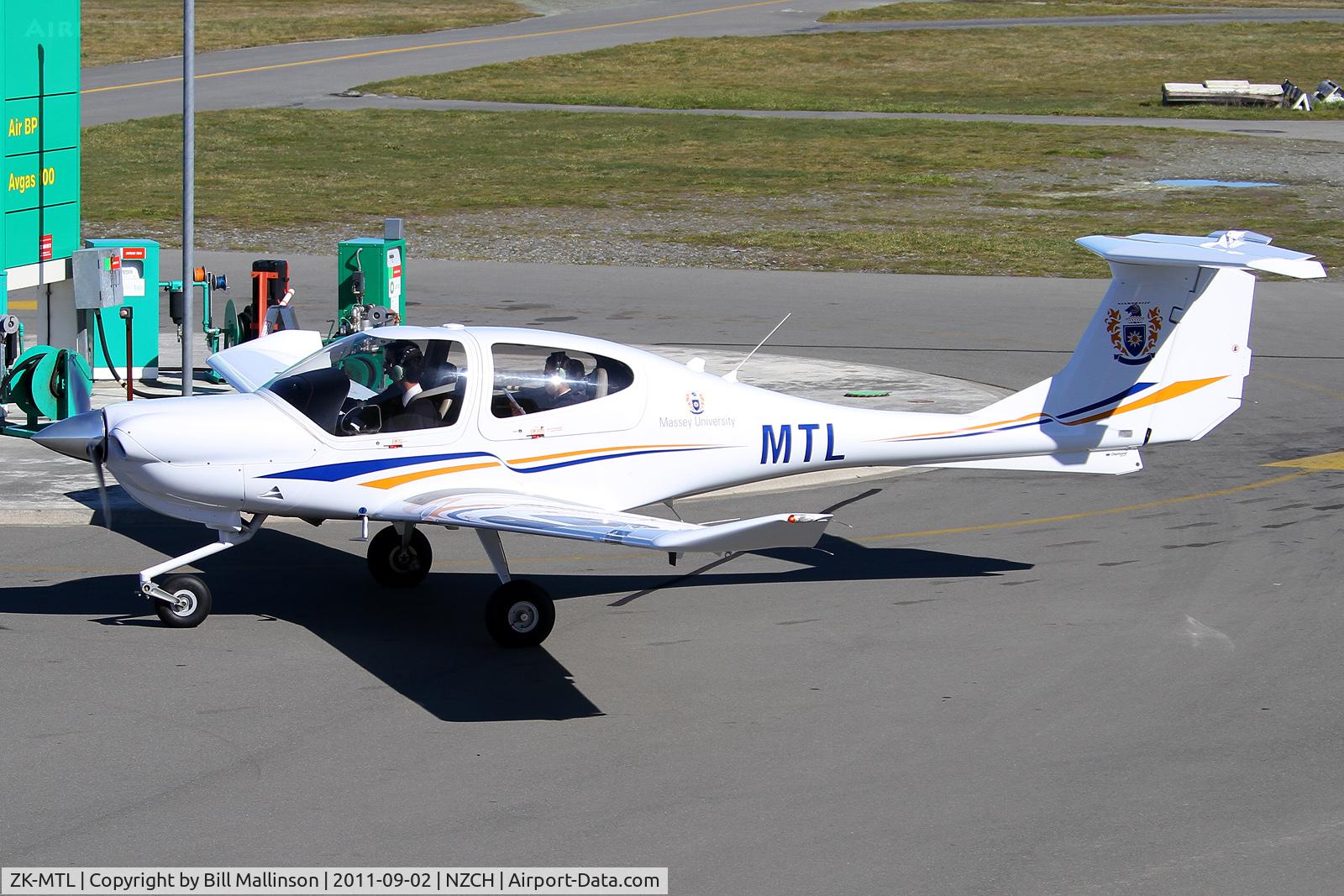 ZK-MTL, Diamond DA-40 Diamond Star C/N 40.1028, refuelled and ready to return to PMR