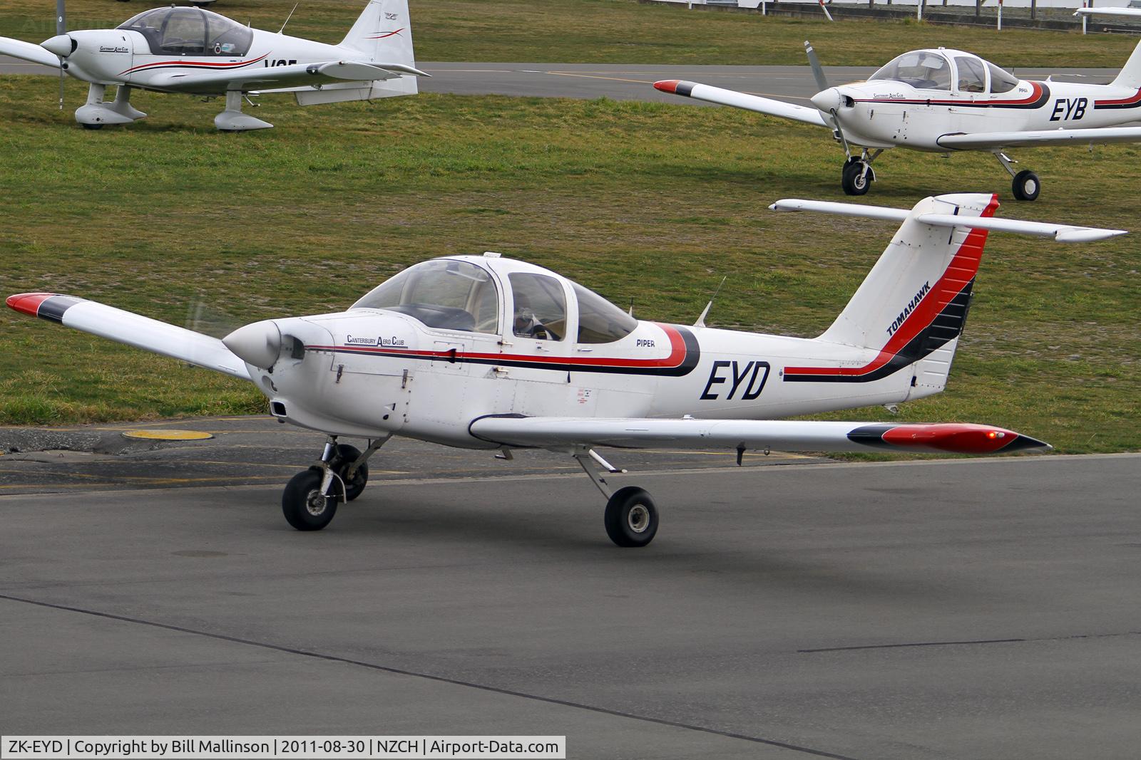 ZK-EYD, Piper PA-38-112 Tomahawk C/N 38-79A0309, back from a trip