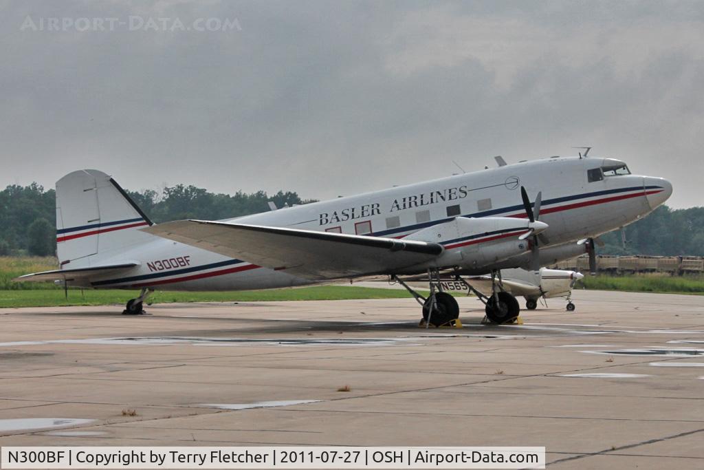 N300BF, 1943 Basler BT-67 C/N 26744, In Baslers yard at Oshkosh