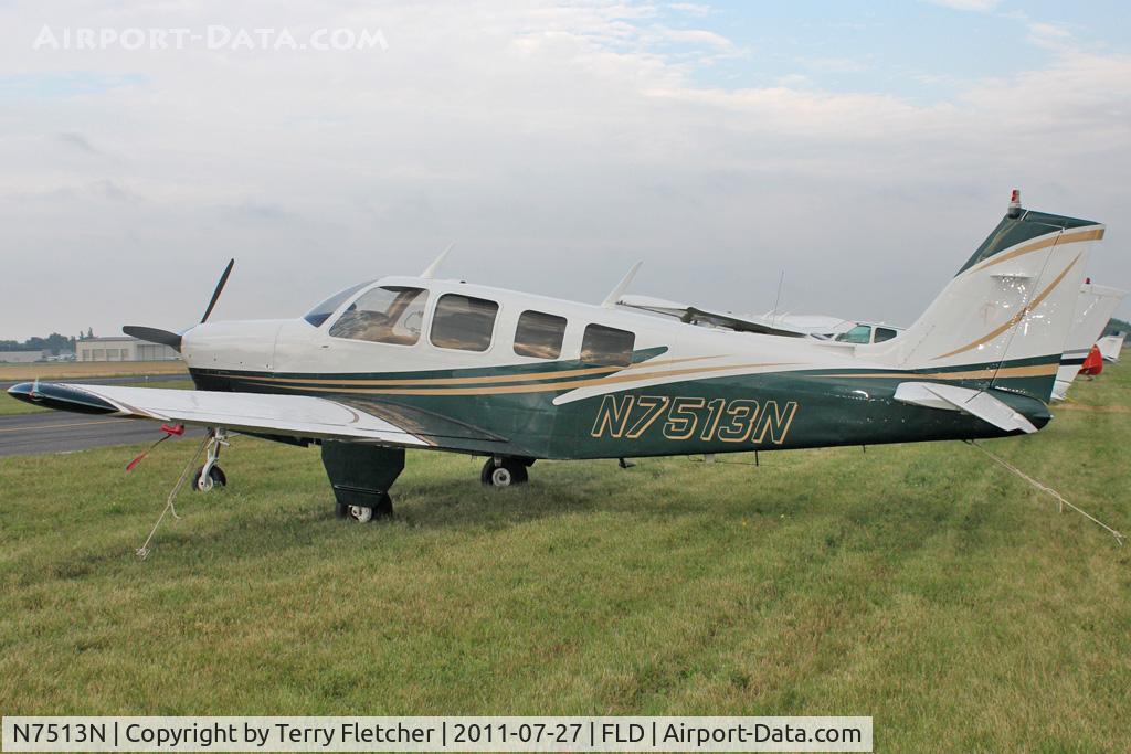 N7513N, 1968 Beech 36 Bonanza C/N E-47, At Fond Du Lac WI - during 2011 Oshkosh week