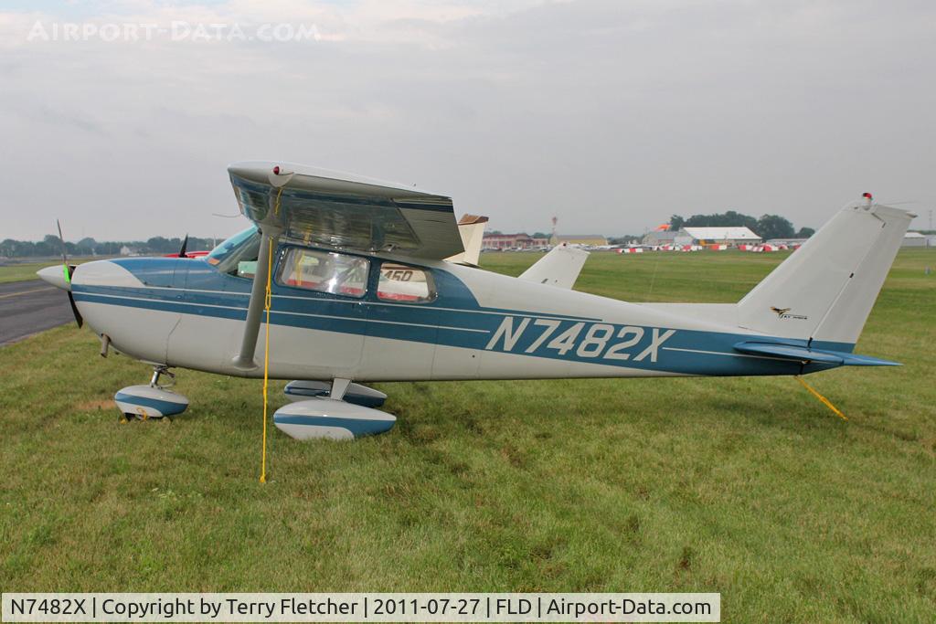 N7482X, 1960 Cessna 172B C/N 17247982, At Fond Du Lac WI - during 2011 Oshkosh week