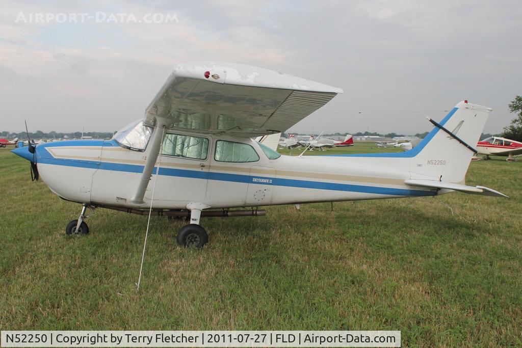 N52250, 1980 Cessna 172P Skyhawk II C/N 17274460, At Fond Du Lac WI - during 2011 Oshkosh week