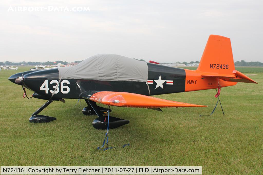 N72436, Vans RV-9A C/N 91036, At Fond Du Lac WI - during 2011 Oshkosh week