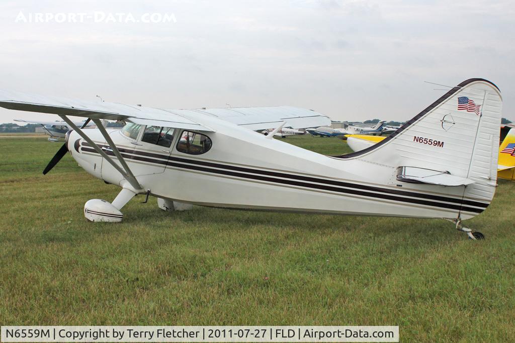 N6559M, 1948 Stinson 108-3 Voyager C/N 108-4559, At Fond Du Lac WI - during 2011 Oshkosh week