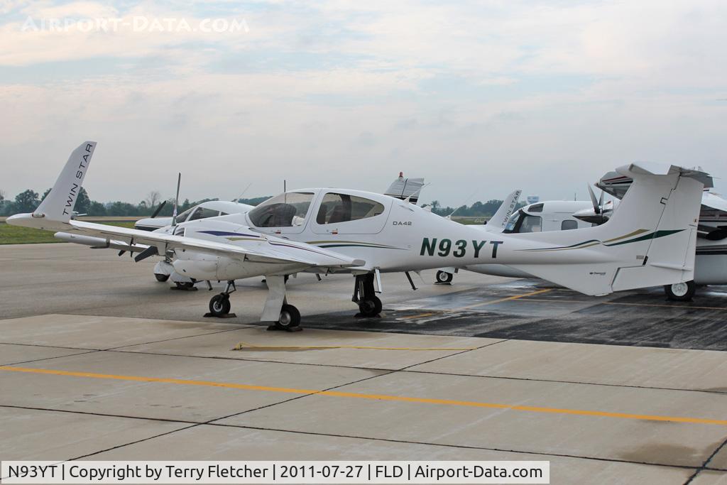 N93YT, 2007 Diamond DA-42 Twin Star C/N 42.AC093, At Fond Du Lac WI - during 2011 Oshkosh week