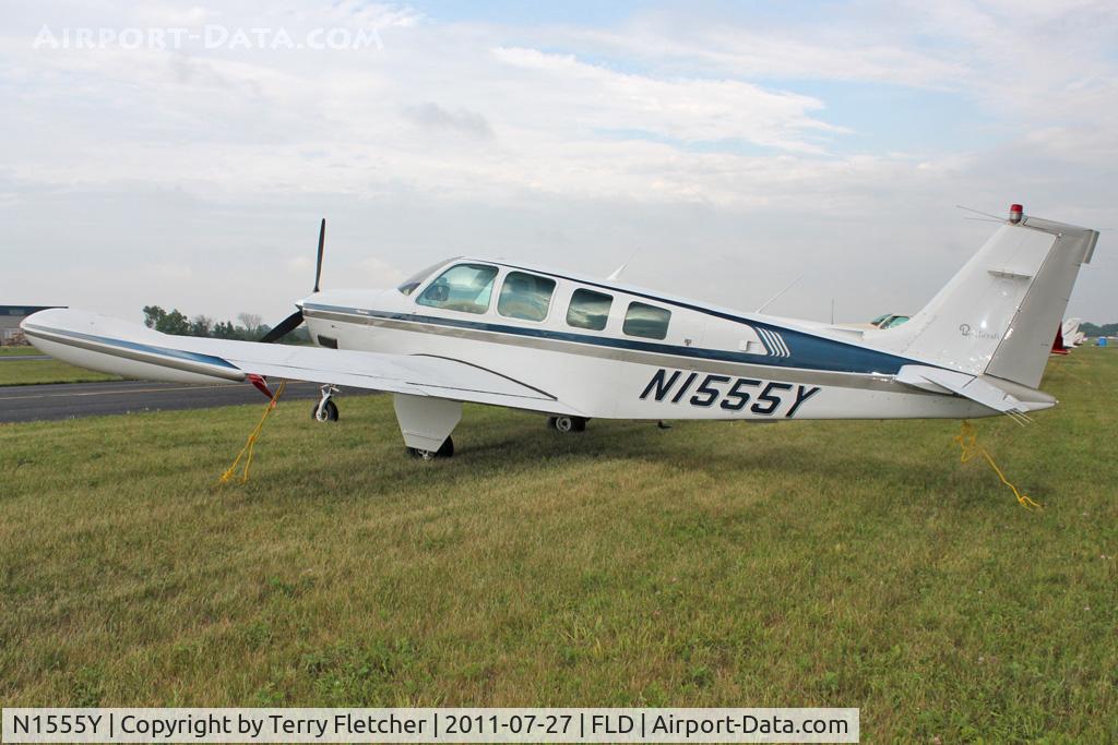 N1555Y, 1989 Beech A36 Bonanza 36 C/N E-2508, At Fond Du Lac WI - during 2011 Oshkosh week