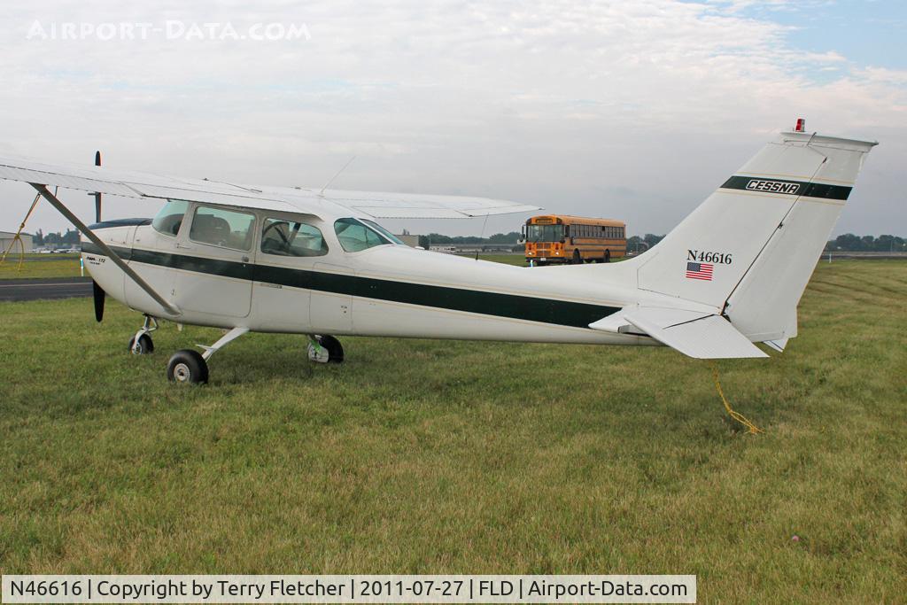 N46616, 1968 Cessna 172K Skyhawk C/N 17257386, At Fond Du Lac WI - during 2011 Oshkosh week