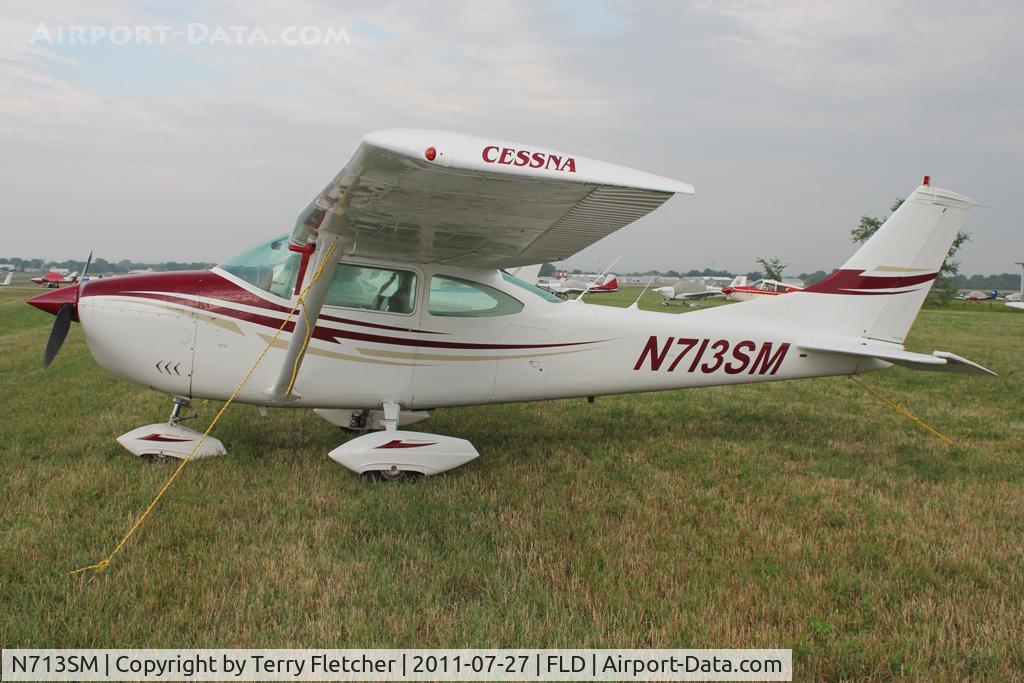 N713SM, 1969 Cessna 182M Skylane C/N 18259920, At Fond Du Lac WI - during 2011 Oshkosh week