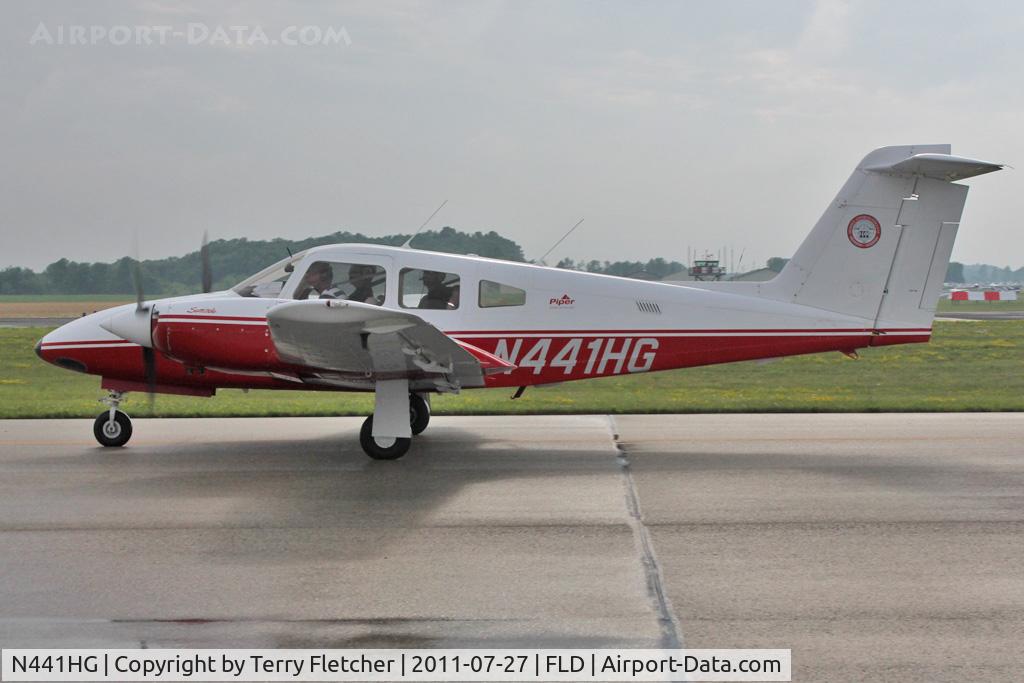 N441HG, 1995 Piper PA-44-180 Seminole C/N 4496003, At Fond Du Lac WI - during 2011 Oshkosh week