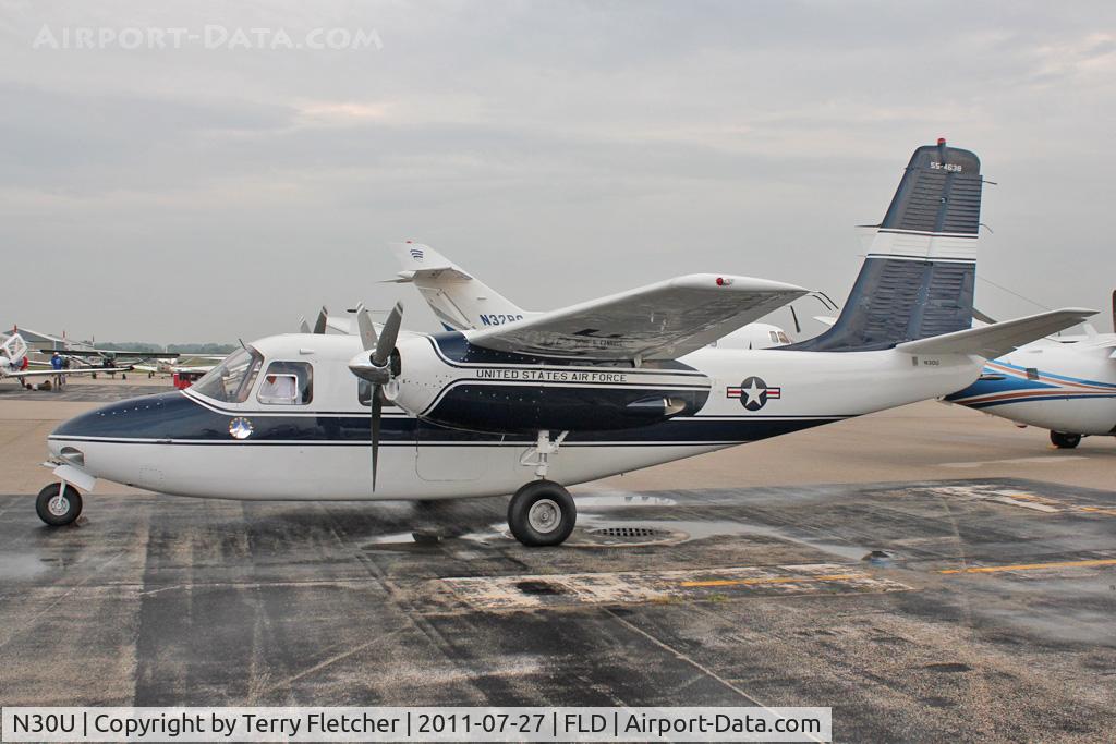 N30U, 1955 Aero Commander 560-A C/N 247, At Fond Du Lac WI - during 2011 Oshkosh week