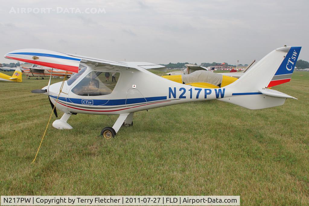 N217PW, 2006 Flight Design CTSW C/N 06-03-05, At Fond Du Lac WI - during 2011 Oshkosh week