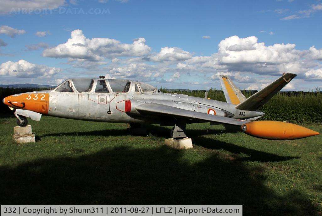 332, 1962 Fouga CM-170R Magister C/N 332, Preserved in this small airfield...