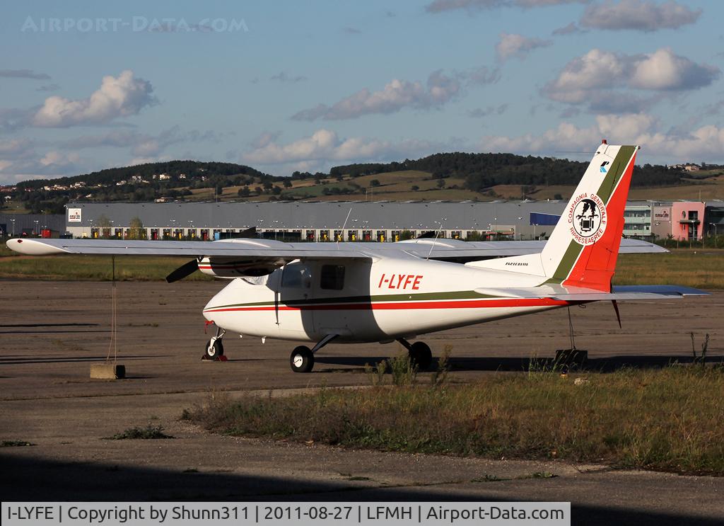 I-LYFE, Partenavia P-68B C/N 12, Parked at the Airclub...
