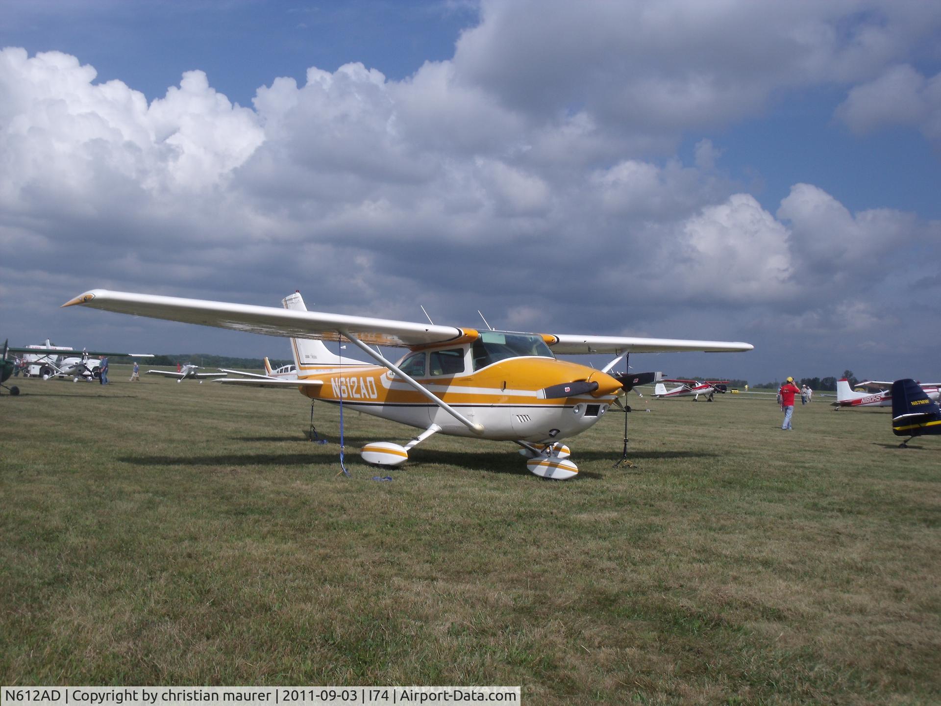 N612AD, 1974 Cessna 182P Skylane C/N 182-62855, at MERFI FLYIN Urbana OH