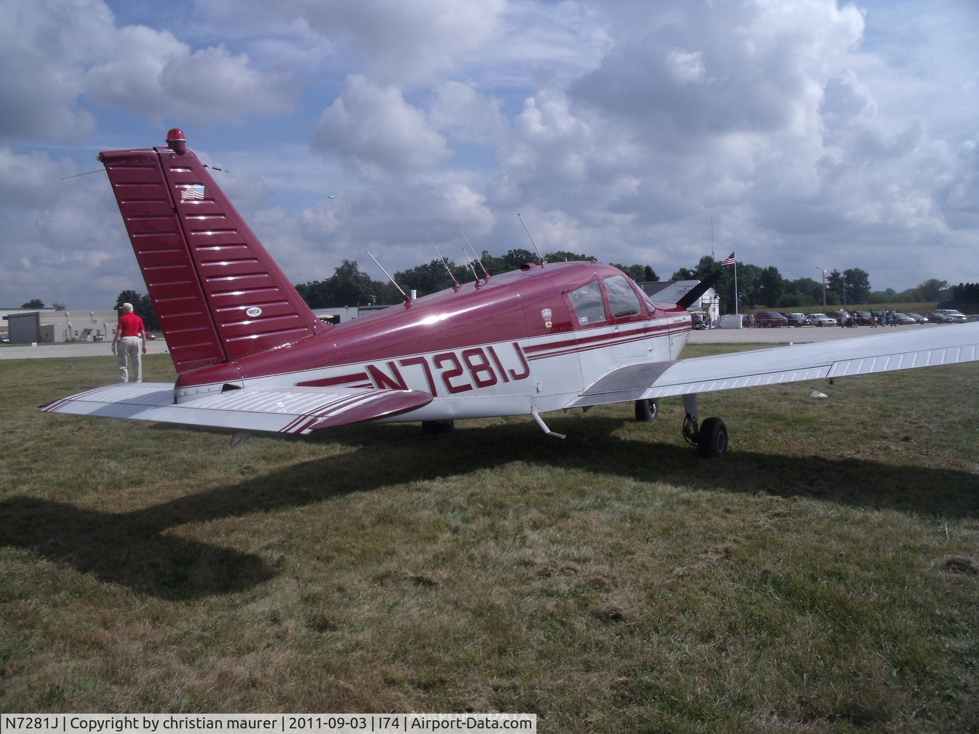 N7281J, 1968 Piper PA-28-140 C/N 28-24626, pa-28