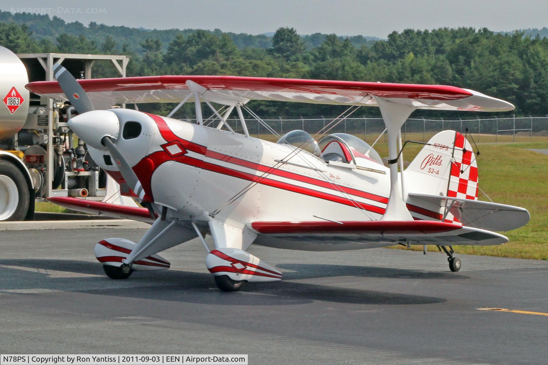 N78PS, 1974 Aerotek PITTS S-2A Special C/N 2068, IAC Chapter 35 Meet at Dillant-Hopkins Airport, Keene, NH