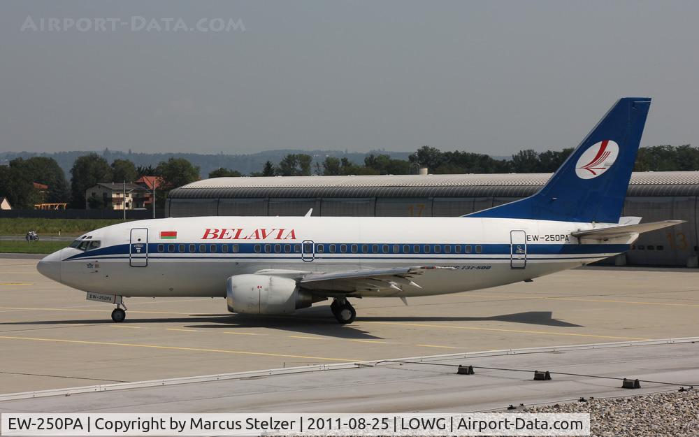 EW-250PA, 1995 Boeing 737-524 C/N 26319, Belavia Boeing 737-500 at GRZ