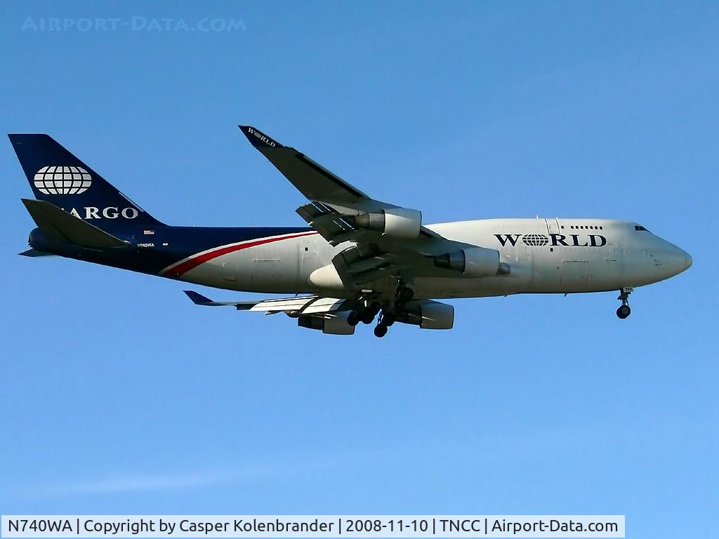N740WA, 1993 Boeing 747-4H6 C/N 25700, World Airways (Cargo)