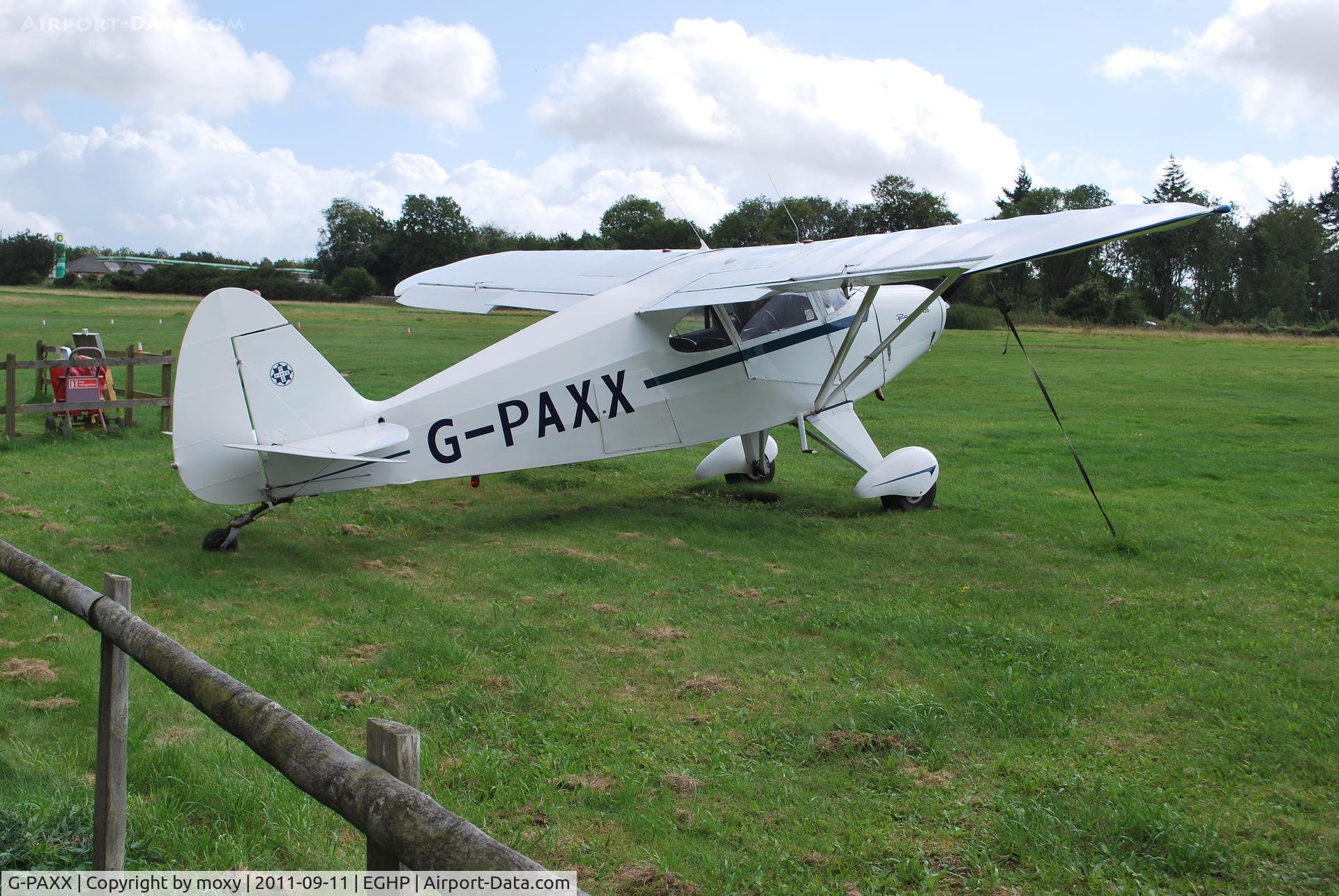 G-PAXX, 1954 Piper PA-20-135 Pacer Pacer C/N 20-1107, Piper PA-20-135 Pacer at Popham Ex N135XX