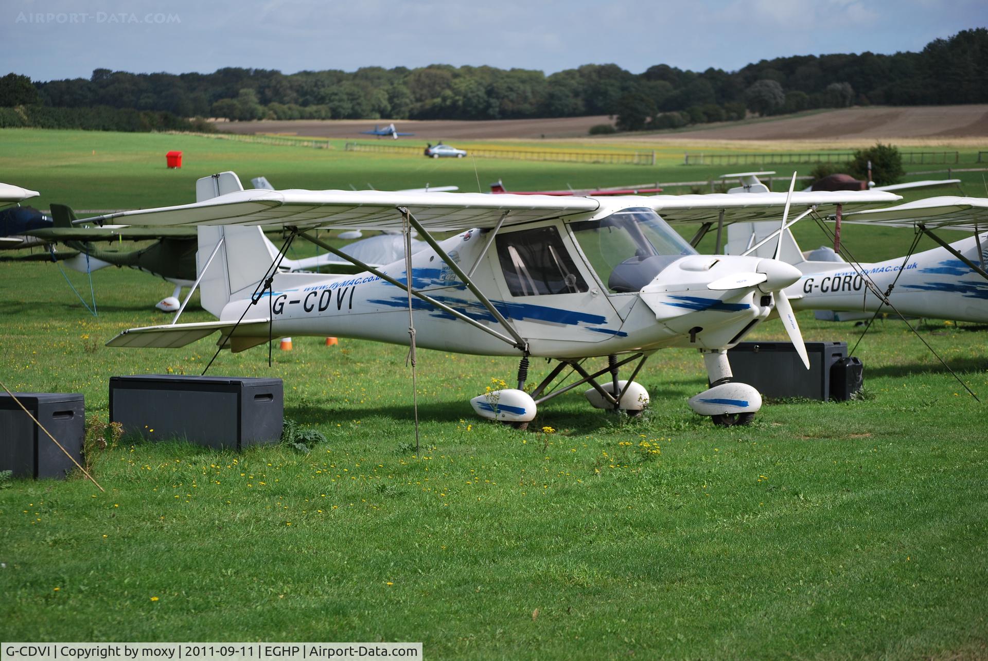 G-CDVI, 2006 Comco Ikarus C42 FB80 C/N 0602-6794, Ikarus C42 FB80 at Popham.