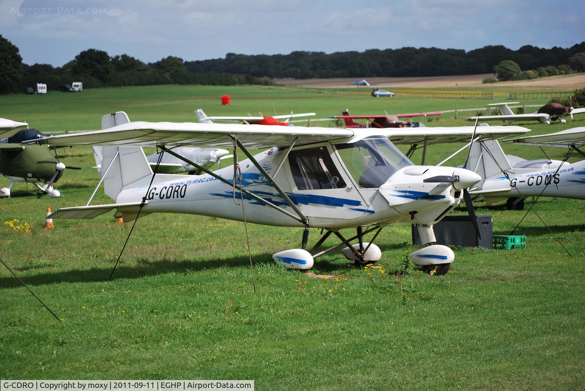 G-CDRO, 2005 Comco Ikarus C42 FB80 C/N 0507-6750, Ikarus C42 FB80 at Popham.