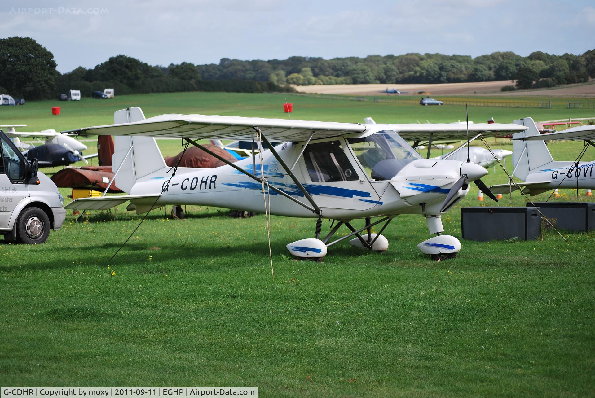G-CDHR, 2005 Comco Ikarus C42 FB80 C/N 0502-6652, Ikarus C42 FB80 at Popham.
