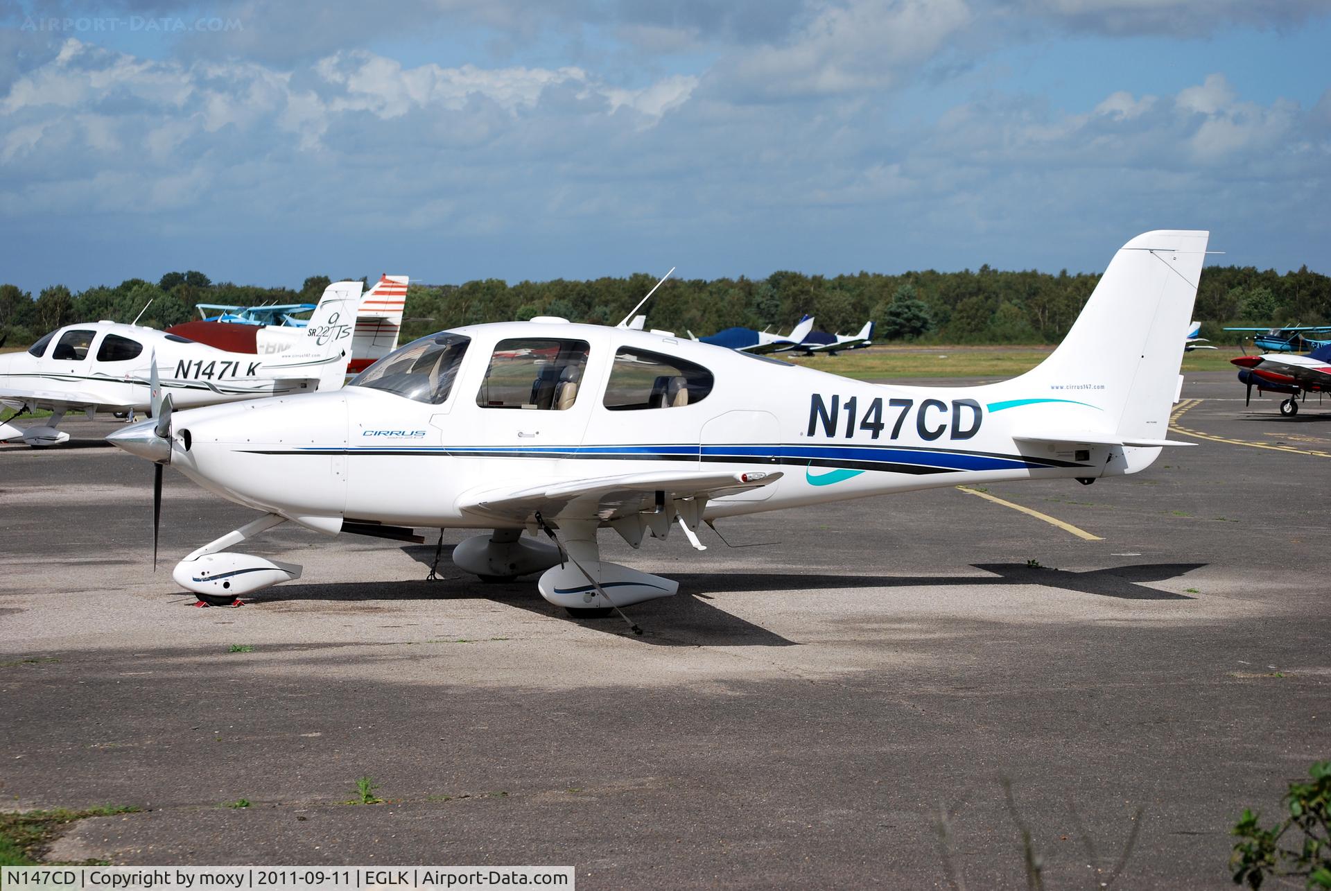 N147CD, 2000 Cirrus SR20 C/N 1043, Cirrus SR20 at Blackbushe