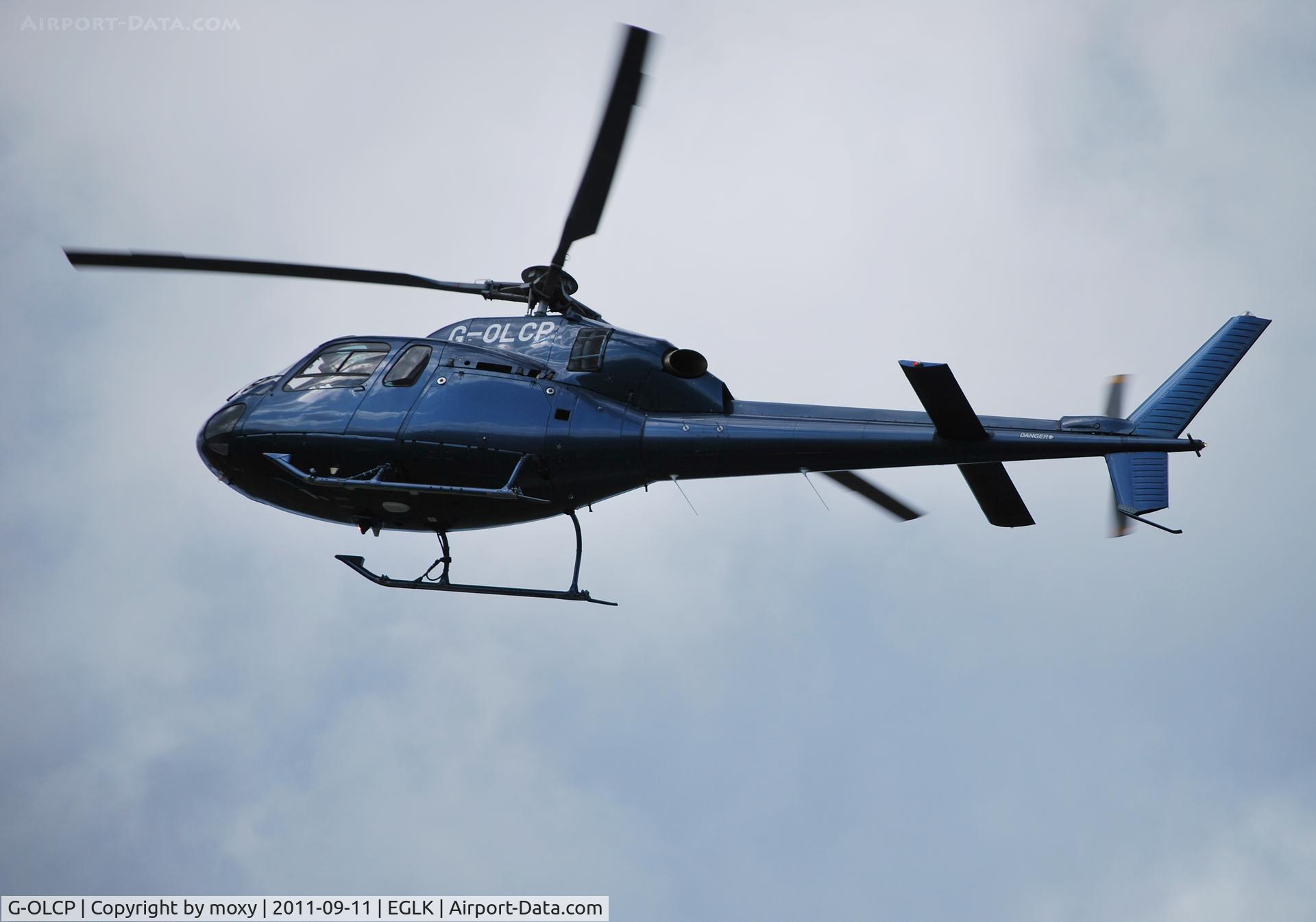 G-OLCP, 1994 Eurocopter AS-355N Ecureuil 2 C/N 5580, Eurocopter AS355N Ecureuil II arriving at Blackbushe.