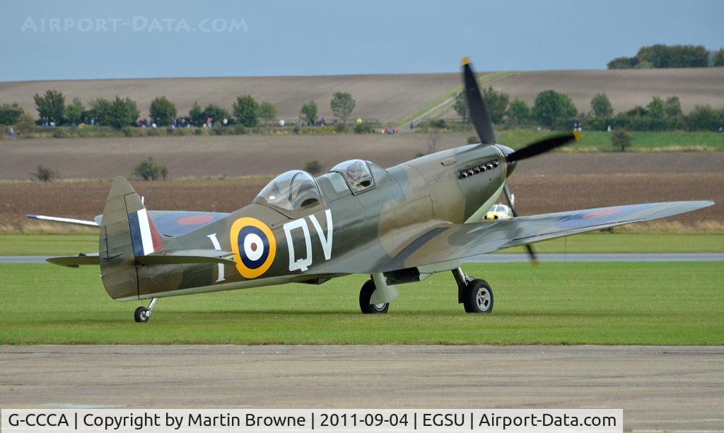 G-CCCA, 1944 Supermarine 509 Spitfire TR.IXc C/N CBAF.9590, DULL AND RAINY DAY