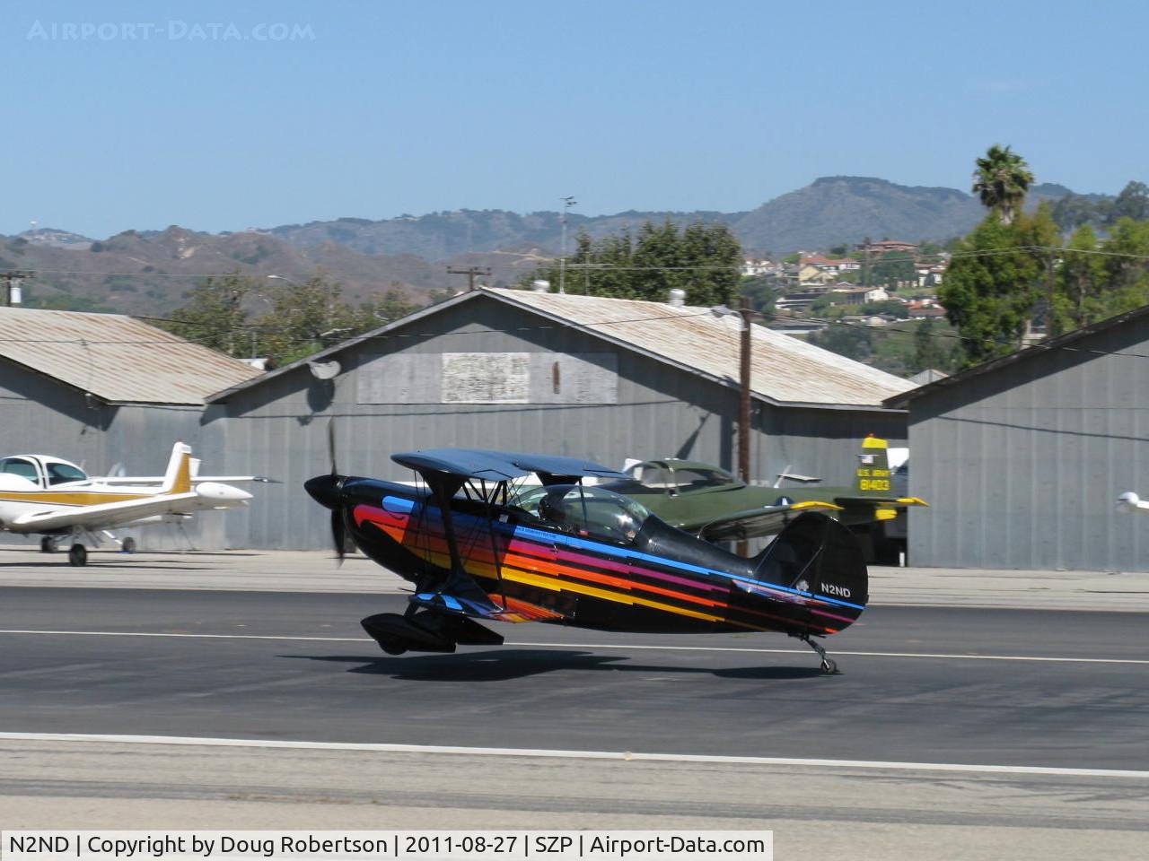 N2ND, Christen Eagle II C/N 1 (N2RD), Dewitt CHRISTEN EAGLE II, landing Rwy 22