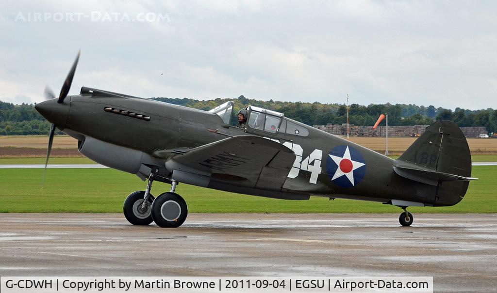 G-CDWH, 1941 Curtiss P-40B Warhawk C/N 16073, DULL AND RAINY