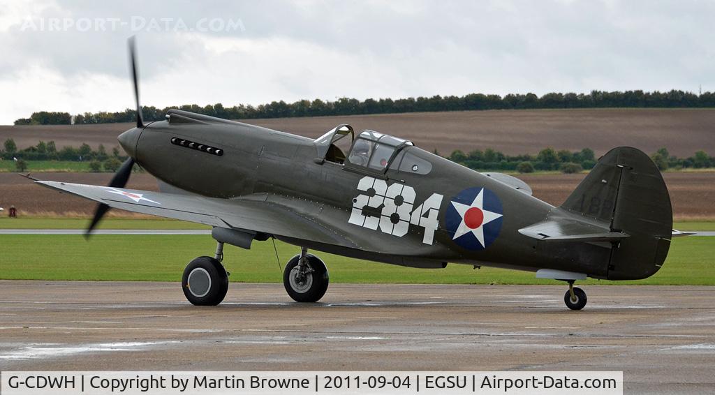 G-CDWH, 1941 Curtiss P-40B Warhawk C/N 16073, DULL AND RAINY DAY