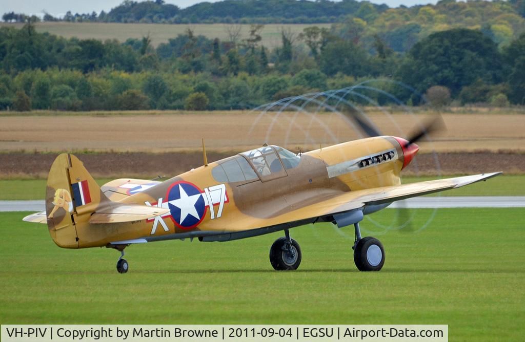 VH-PIV, 1942 Curtiss P-40F Warhawk C/N 19503, DULL AND RAINY