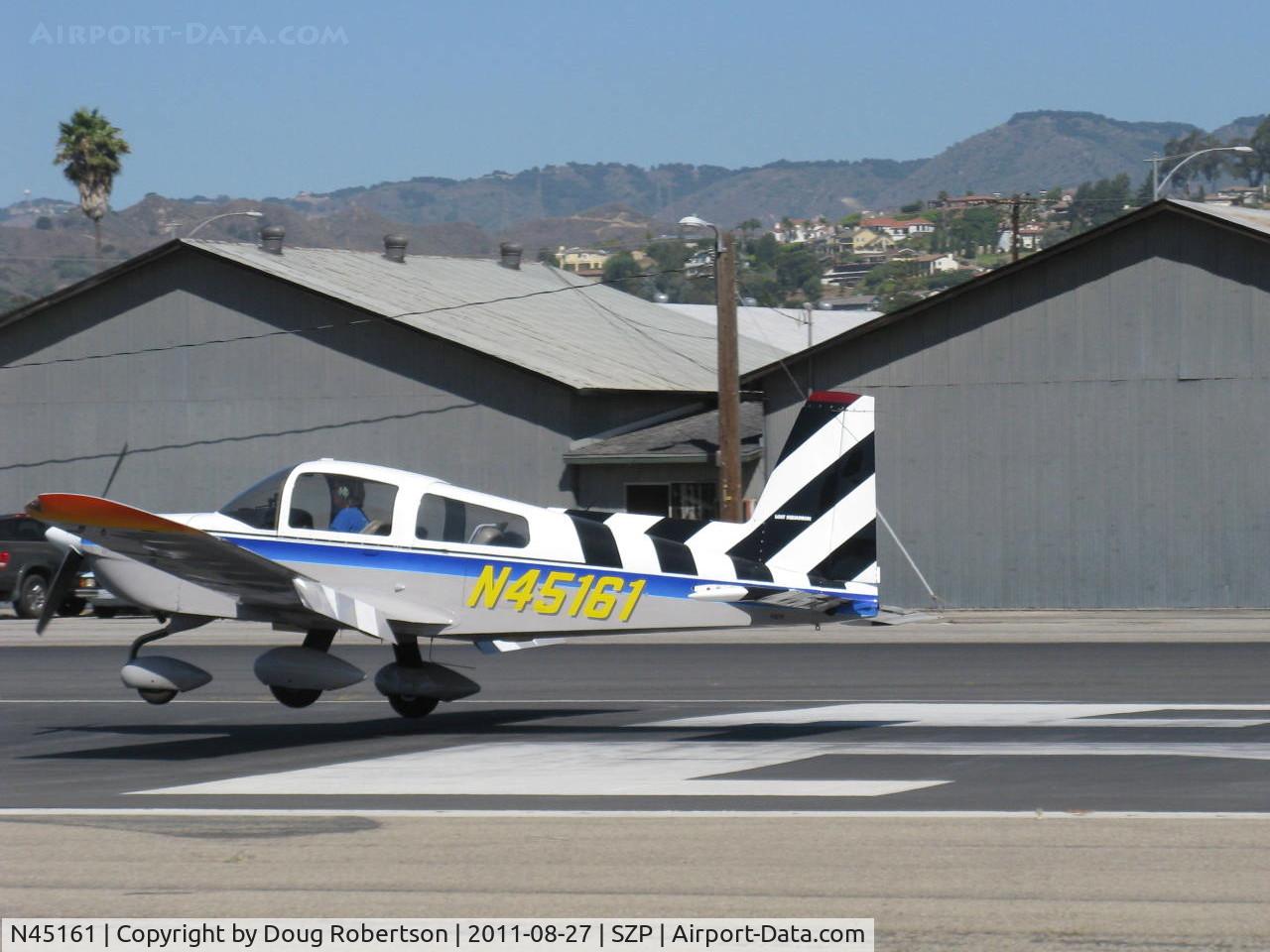 N45161, 1978 Gulfstream American Corp AA-5B C/N AA5B1024, 1978 Gulfstream American AA-5B TIGER, Lycoming O&VO-360 180 Hp, landing Rwy 22