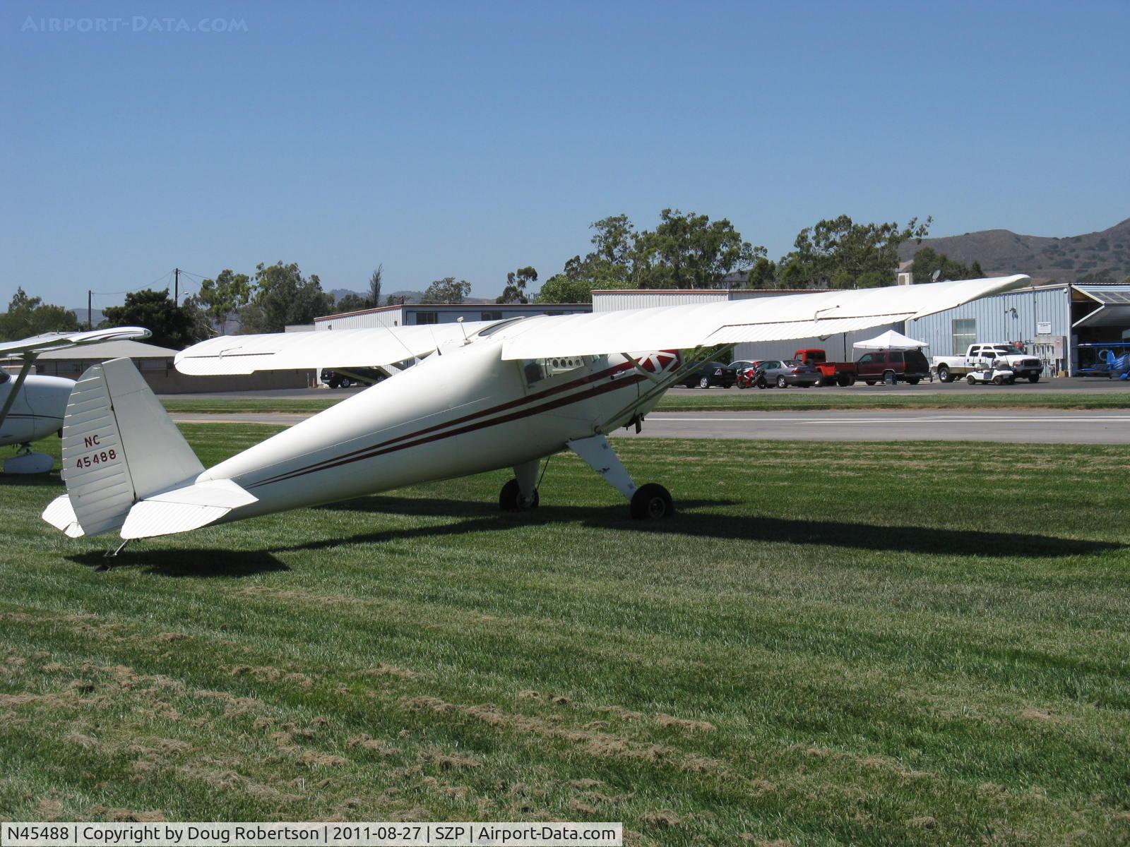 N45488, 1946 Luscombe 8A C/N 2015, 1946 Luscombe 8A, Continental C85 85 Hp