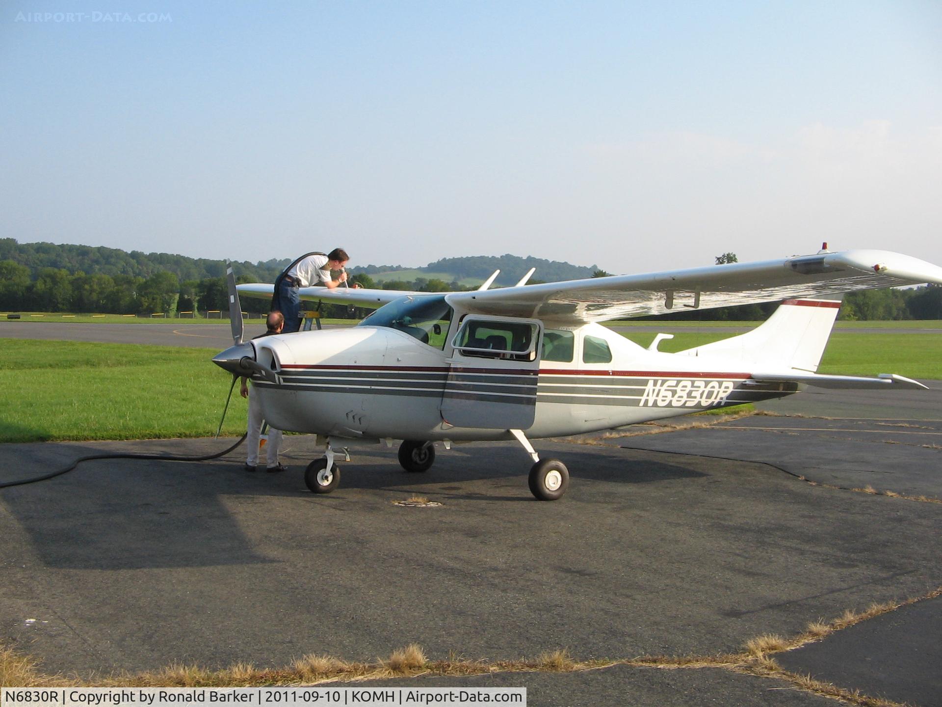 N6830R, 1966 Cessna T210G Turbo Centurion C/N T210-0230, Orange