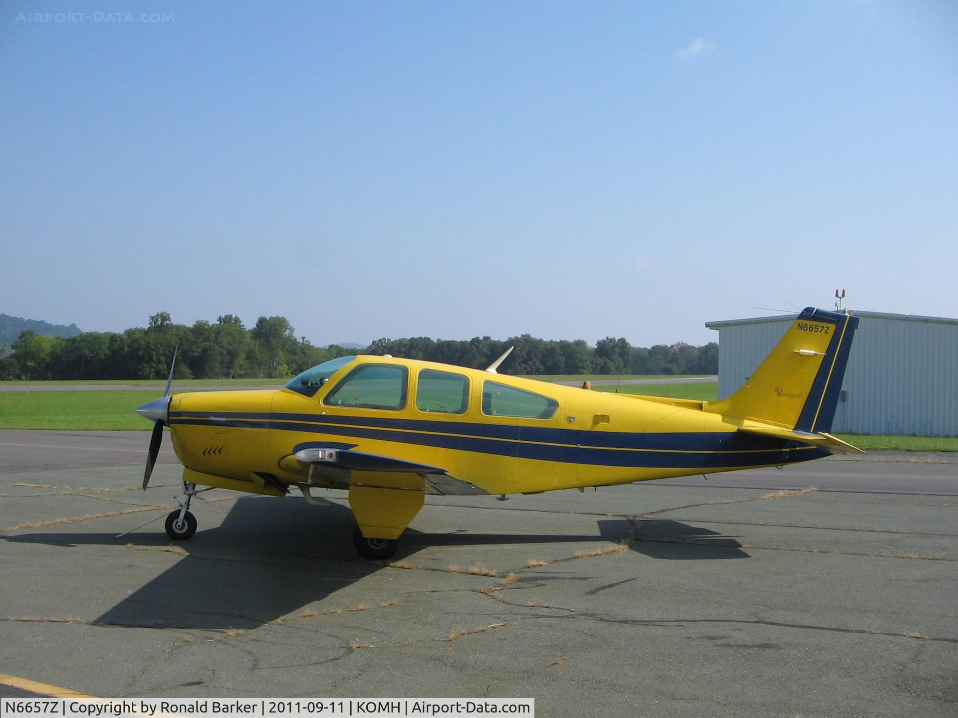 N6657Z, 1979 Beech F33A Bonanza C/N CE-874, Orange