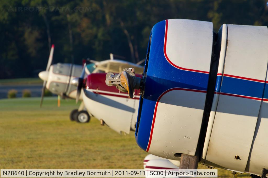 N28640, 1940 Fairchild 24W-40 C/N W40-160, Triple Tree Fly-In 2011