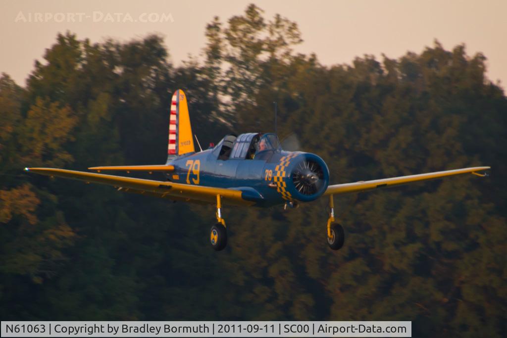 N61063, 1944 Consolidated Vultee BT-13B (SNV-2) C/N 79-1023, Triple Tree Fly-In 2011