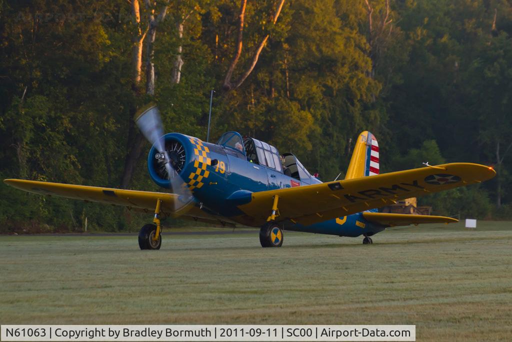N61063, 1944 Consolidated Vultee BT-13B (SNV-2) C/N 79-1023, Triple Tree Fly-In 2011