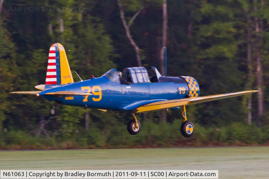 N61063, 1944 Consolidated Vultee BT-13B (SNV-2) C/N 79-1023, Triple Tree Fly-In 2011