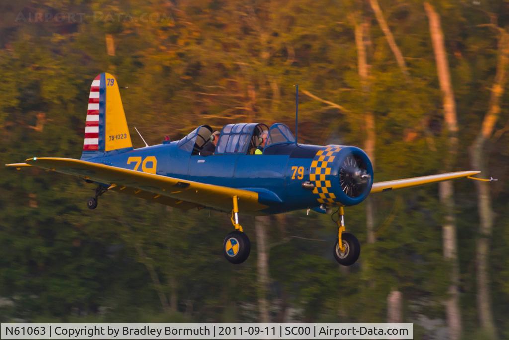 N61063, 1944 Consolidated Vultee BT-13B (SNV-2) C/N 79-1023, Triple Tree Fly-In 2011